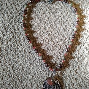 Necklace and earrings set